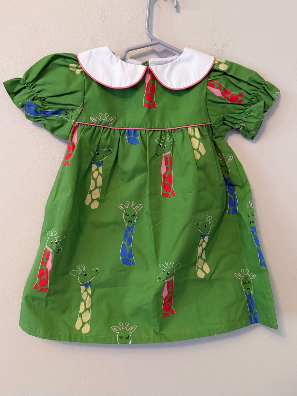The Beaufort Bonnet Company Green Giraffe Dress